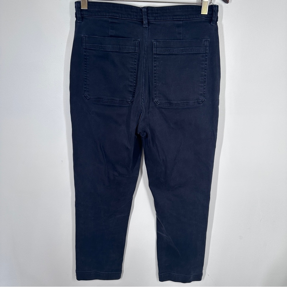 Everlane The Slim Leg Crop Jeans Size 8 Washed Black Stretch N8 - Picture 3 of 8